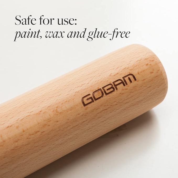 GOBAM Wood Rolling Pin, Medium - Image 5