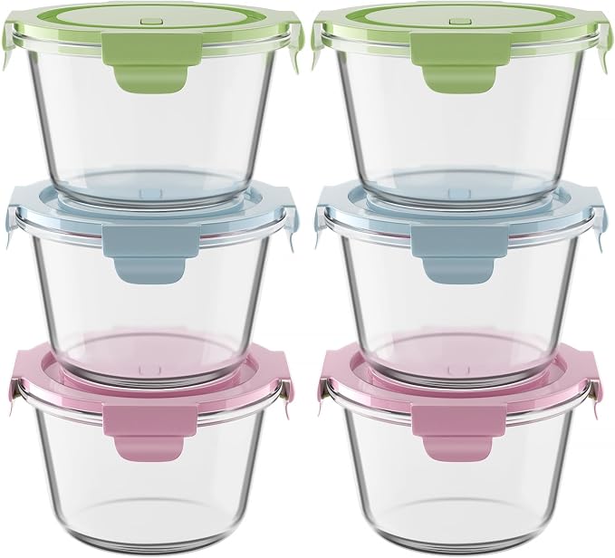 16oz Glass Meal Prep Containers - Image 2