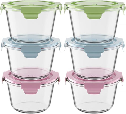 16oz Glass Meal Prep Containers - Image 2