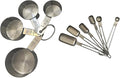 Fox Run Stainless Steel Measuring Cup/Spoon Set, 6.5 x 3.2 x 2" by foxrunbrands