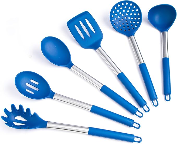 Silicone Kitchen Utensils Set by CulinaryCouture