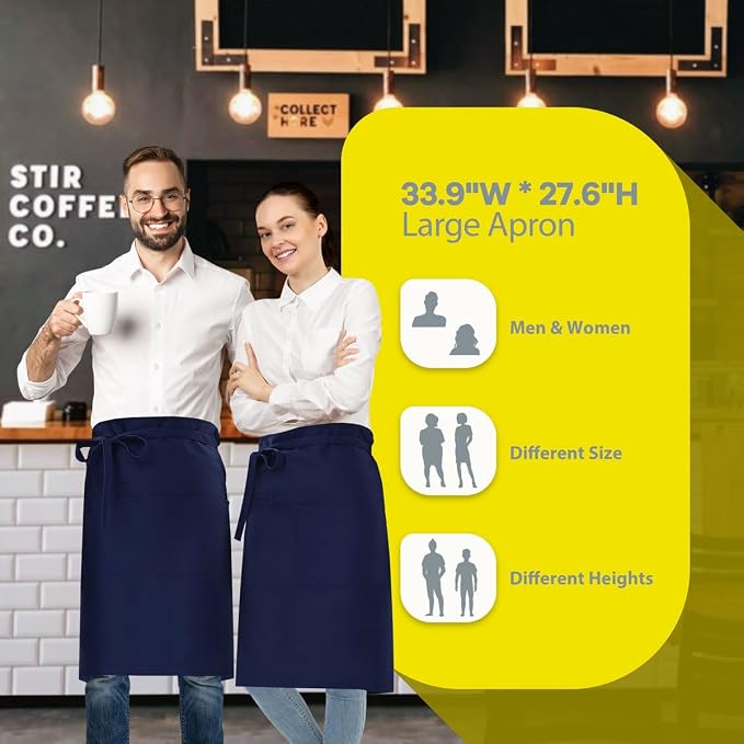 ROTANET Long Server Apron Black - Image 6