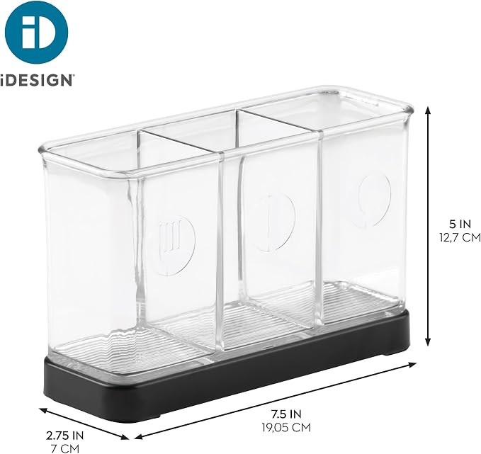 iDesign Forma Decorative Countertop Flatware Organizer - Image 2