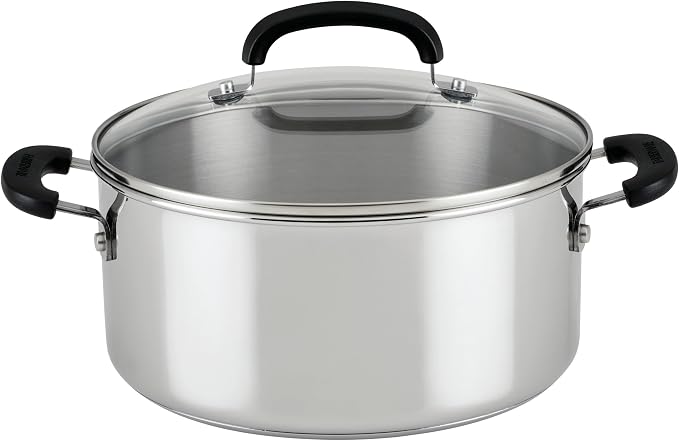 Farberware Brilliance Stainless Steel Dutch Oven/Casserole Pan by Farberware