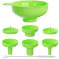 Wide Mouth Kitchen Funnel, Food Grade Plastic Cooking Canning Funnel by BALIWELL