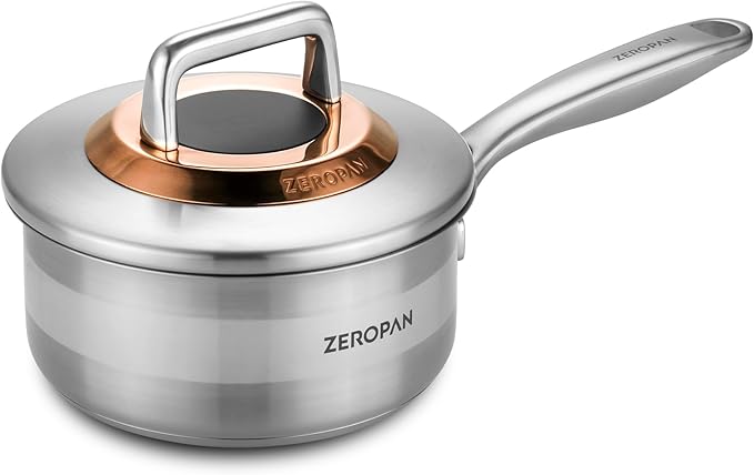 1 Quart Stainless Steel Saucepan by zeropan