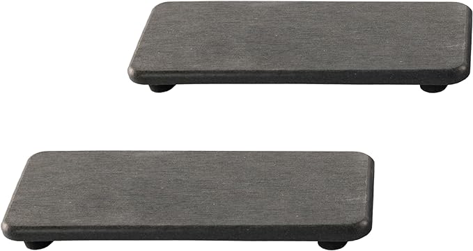 NiuYichee 2 Pcs Water Absorbing Stone Trays, Kitchen/Bathroom Sink Soap Dish by NiuYichee