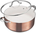 BEZIA Large 8 Quart Nonstick Cooking Pot by BEZIA