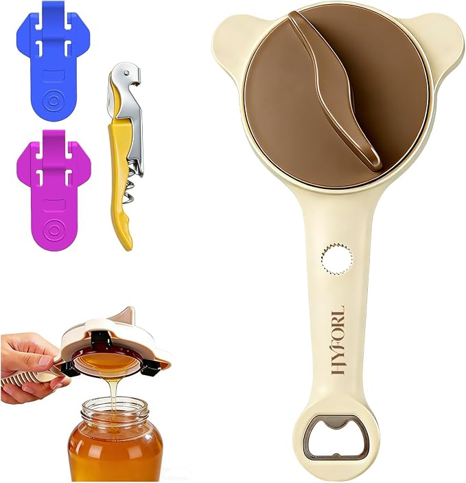 2026 Adjustable 4‑in‑1 Jar Opener by Unknown
