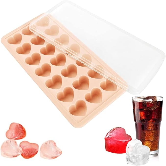 Heart-Shaped Ice Cube Trays by Ciyliwiyi