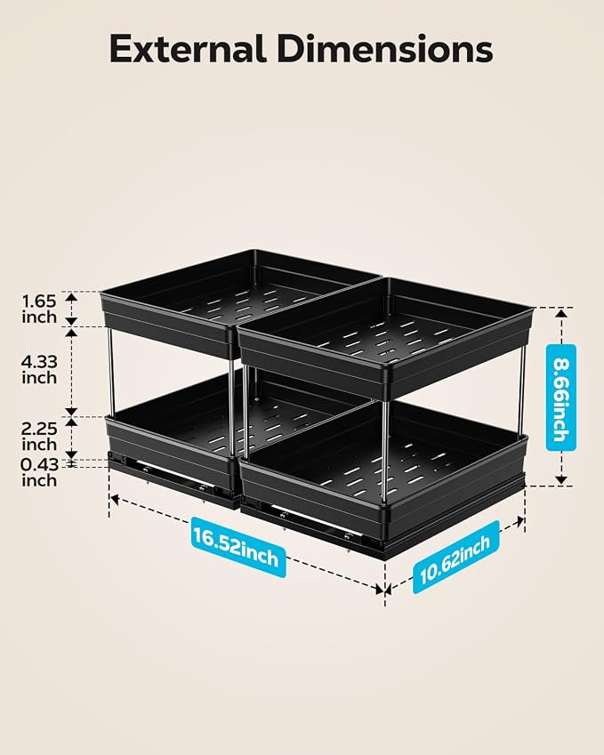 Nieifi Spice Organization for Cabinet-Vertical Spice Rack Pull Out-Spice Rack - Image 2