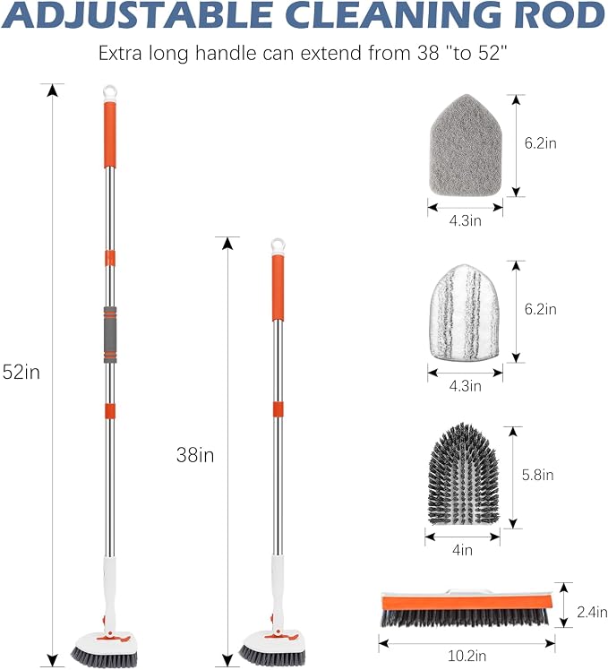 SetSail 4-in-1 Tile Tub Floor Scrubber - Image 2