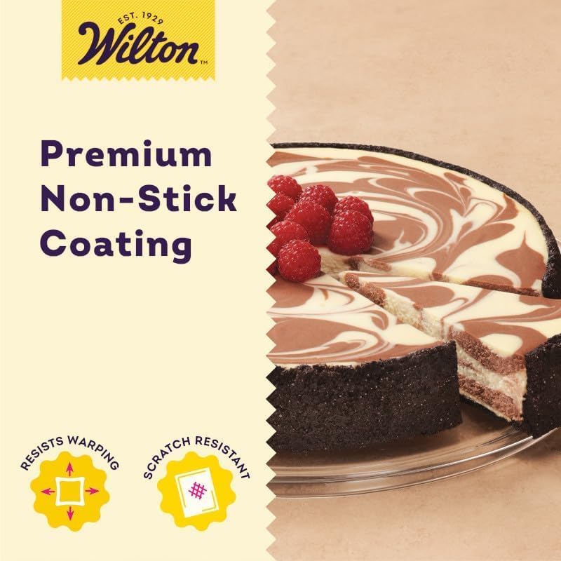 Wilton Gold Non-Stick Springform Pan Set, Made Without PFAS