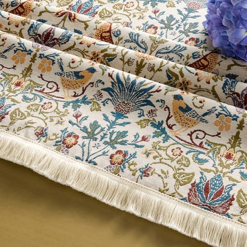 Farmhouse Floral Tablecloths Rectangular Vintage Table Cloth with