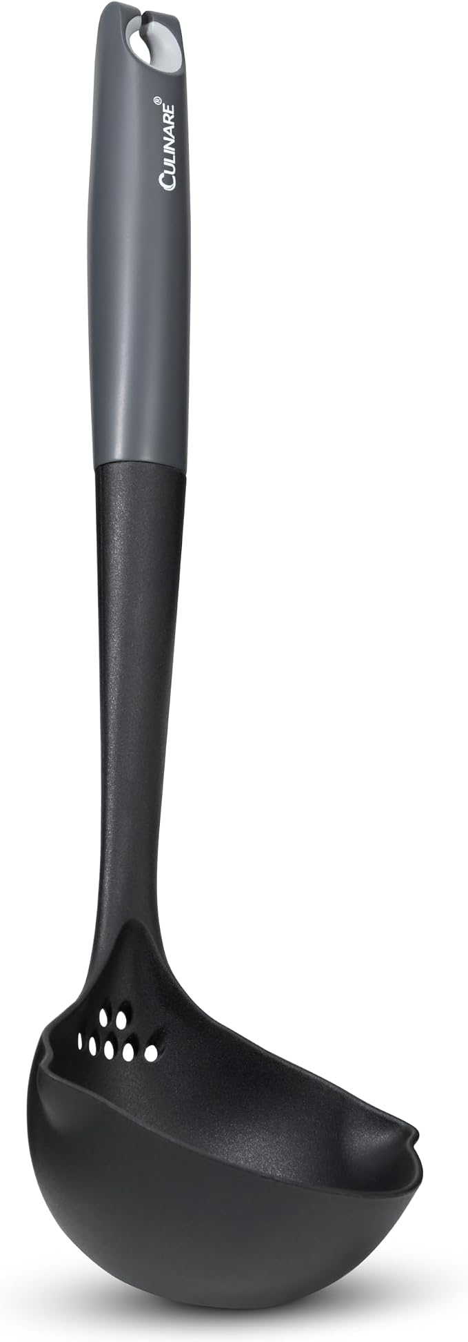 Culinare Soup Ladle with Dual Pouring Spouts & Herb Stripper – Heat-Resistant by CULINARE
