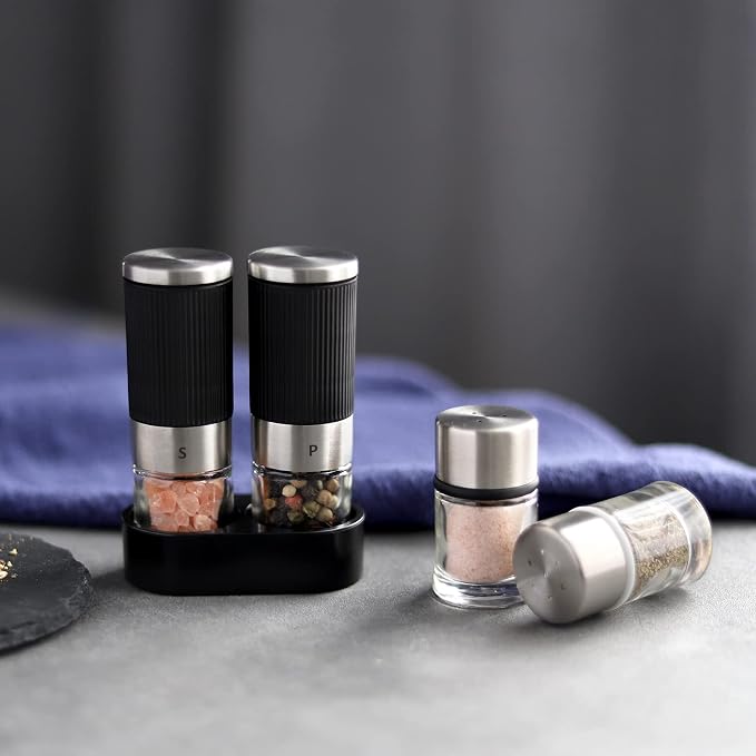 VEVOK CHEF Mini Salt and Pepper Grinder set - Image 7
