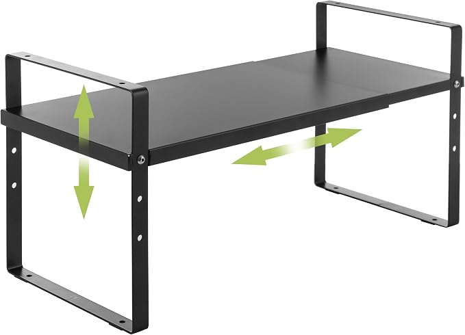 Across-Star Expandable Cabinet Shelf Organizer Rack, Stackable Kitchen Counter by Acorss-Star