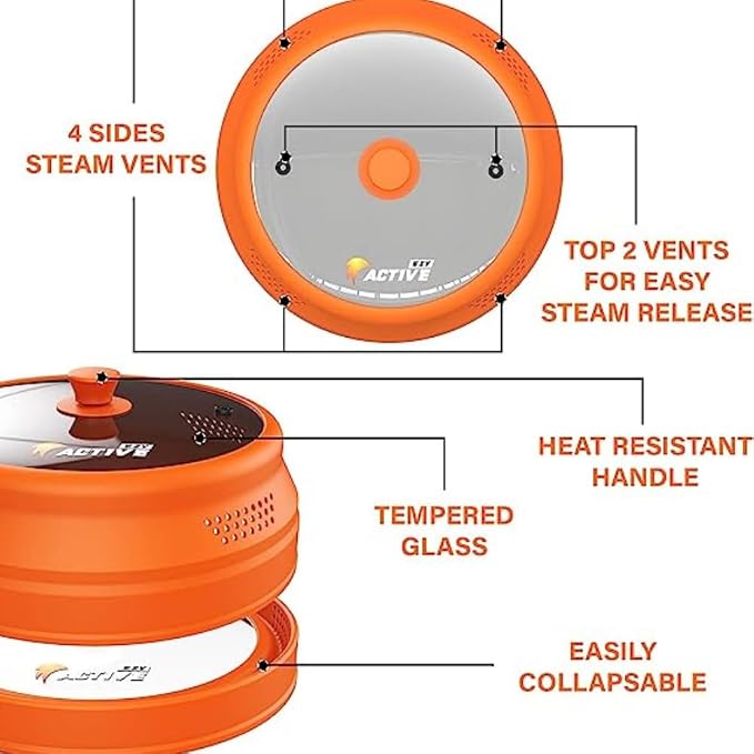 Collapsible Microwave Cover for Food - Image 3