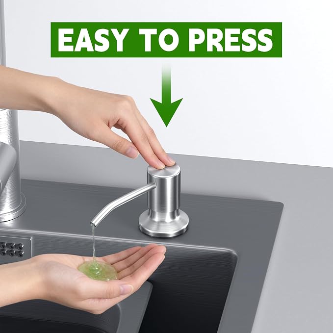 Kitchen Sink Soap Dispenser, Built in SoapDispenser, Counter Lotion Dispenser - Image 3