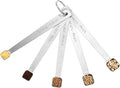 5PcsTeaspoon Measuring Spoons, 3/16 tsp, Mini Measuring Spoon, Square Bowl by Unknown