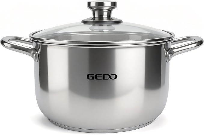GEDO Stainless Steel Stock Pot by GEDOGuardianofFamilyHealth