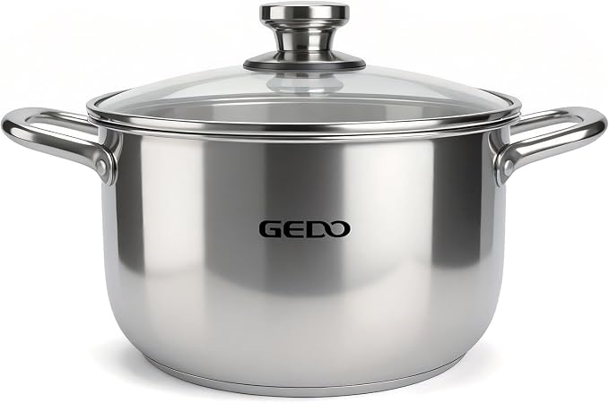GEDO Stainless Steel Stock Pot by GEDOGuardianofFamilyHealth