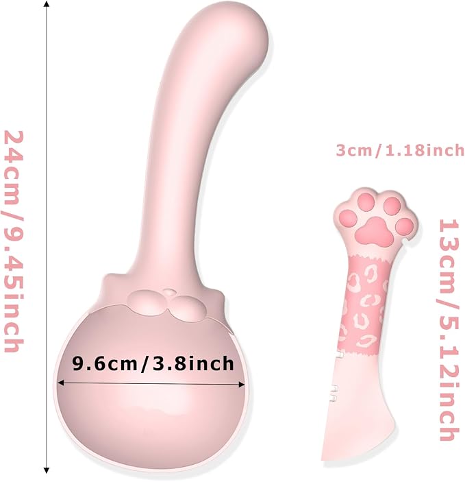 Multifunctional Pet Food Scoop and Spatula Set Pet Dry Food Scooper + Cat Wet - Image 2