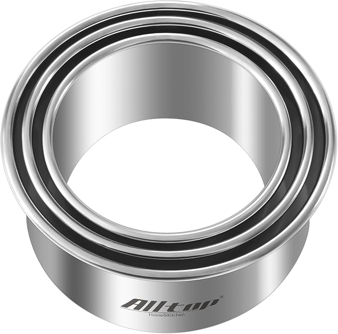 ALLTOP Circle Biscuit Cutter Set –Stainless Steel Baking Supplies - Image 8