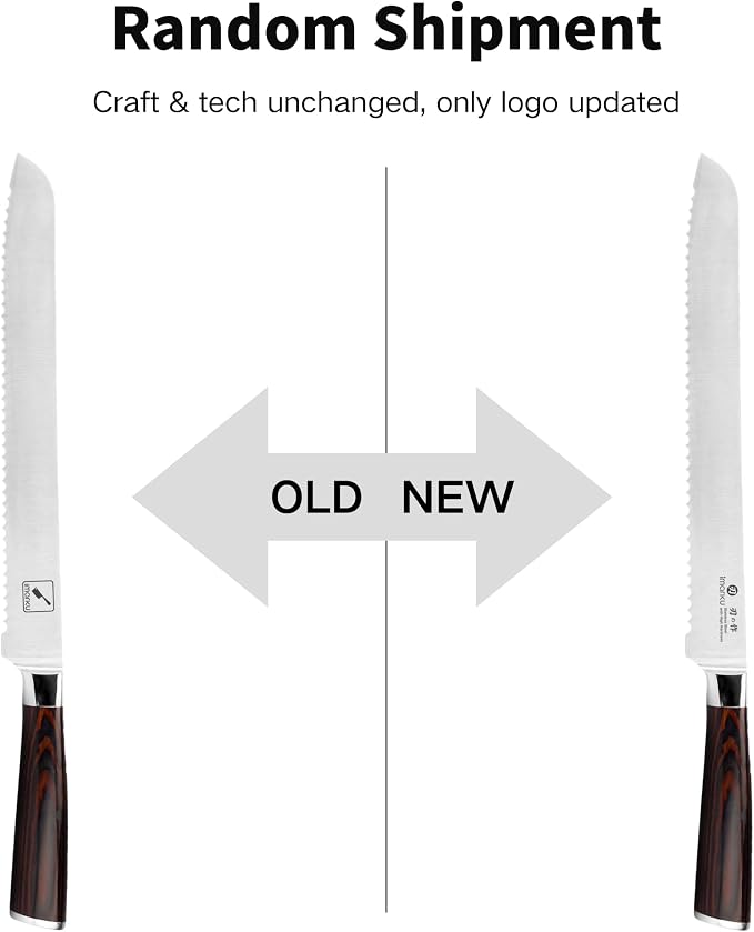 imarku Bread Knife, German High Carbon Stainless Steel Professional Grade Bread - Image 9