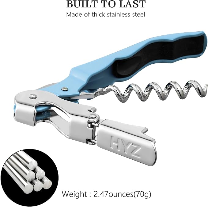 HYZ 2-Pack Wine Opener Waiter Corkscrew, Professional Wine Key - Image 6