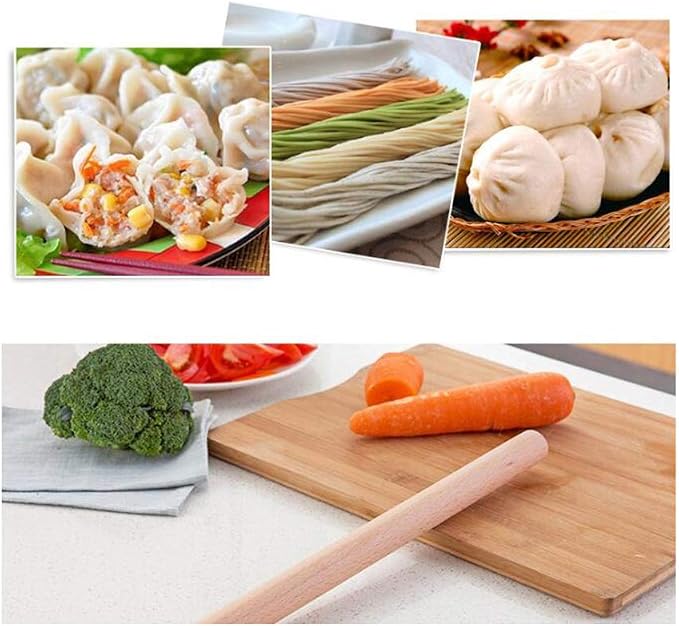 Non-stick Rolling Pin Wood Dough Roller Classic - Image 6
