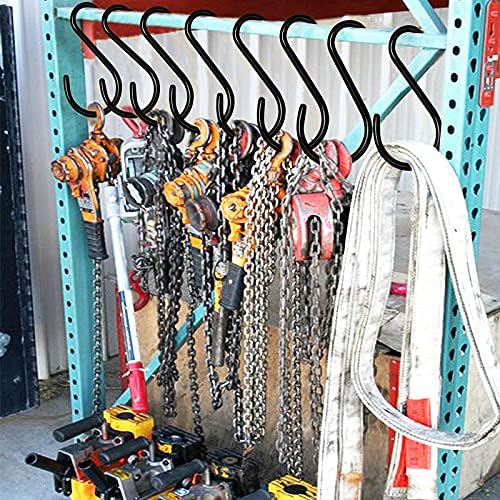DINGEE 6 Inch S Hooks, 6 Pack