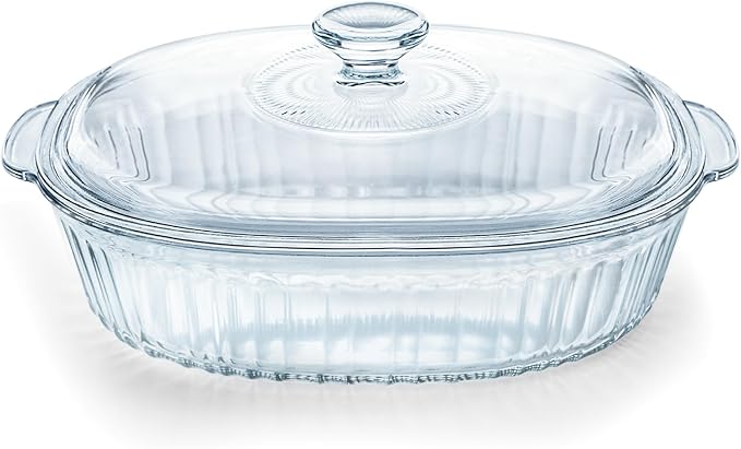 Luvan 2.8L/3Qt Glass Casserole Dish by Luvan