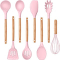 P&P CHEF Silicone Cooking Utensils Set, 8-Piece Kitchen Cooking Utensil by PPCHEF