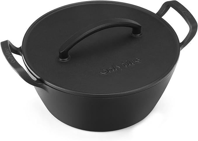 Onlyfire Cast Iron Dutch Oven, Heavy-Duty Dutch Oven Pot by onlyfire