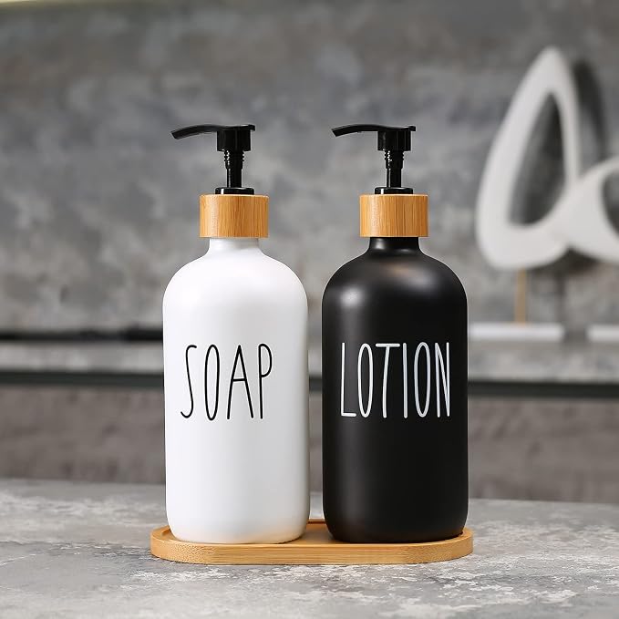 MOMEEMO Soap Dispenser Bathroom Set - Image 2