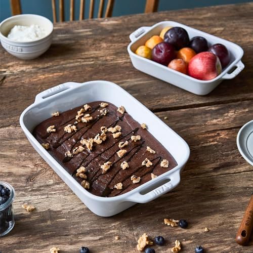 STAUB Ceramic Rectangular Baking Dish Set, 2 pc