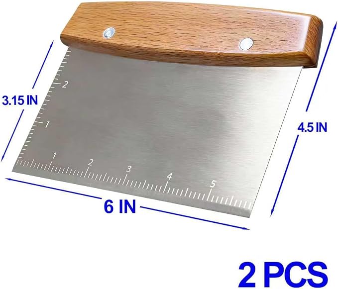 Professional Dough Cutter & Bench Scraper - Image 2