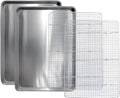 Commercial Quality 2 Pack Cookie Sheet and 2 Pack Rack by SaffronSageHomeLiving