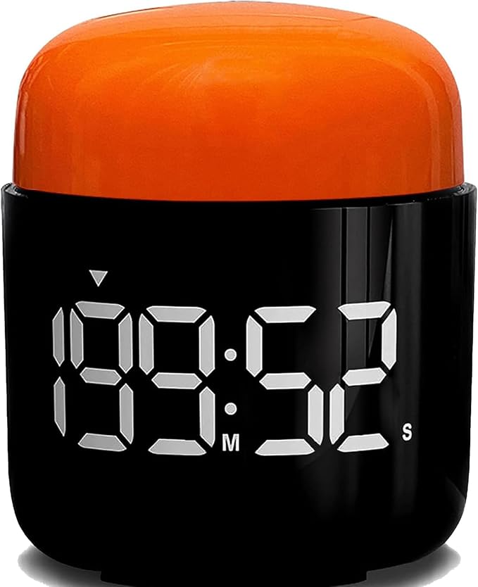 Table Twist Timer, Large LED Display Stopwatch, Silent & Loud Alarm, 199 Minute by HomemelindaExquisiteClock
