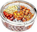 Snack Tray with Lid, 6-Compartment Clear Storage Box