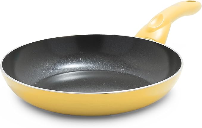 GreenLife Essentials 8" Frying Pan Skillet, PFAS-Free Ceramic Nonstick by GreenLife