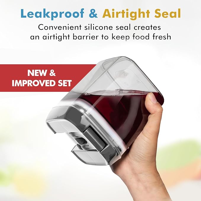 Shazo 9 PC Airtight Food Storage Containers - Image 2