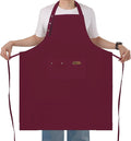 Yuubin Extra Large Aprons for Men Adjustable Button Apron by Unknown