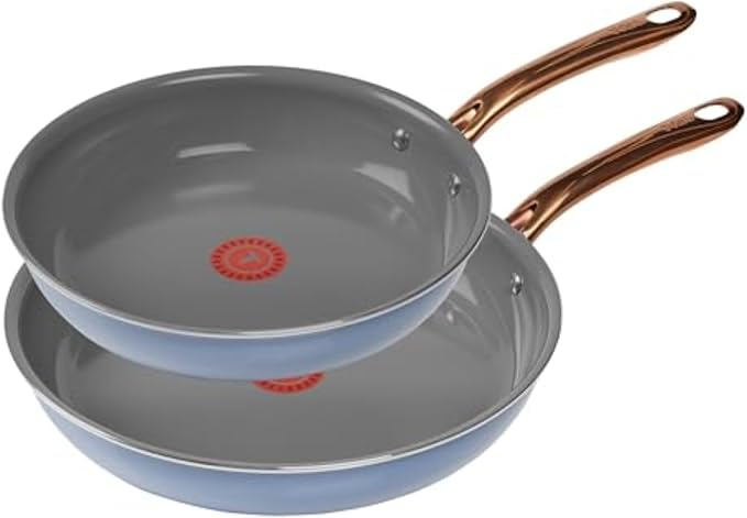 T-Fal Preserve Ceramic Nonstick Frying Pan 2-Pc Set, 8.5" & 11", Oven Broiler by T-falbrand