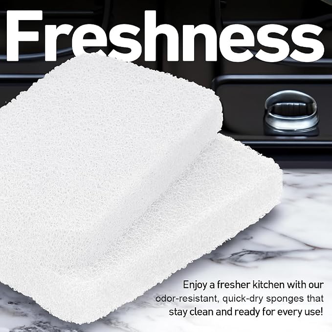 Casanero 6 Pack Silicone Dish Sponges, Heavy Duty Non Scratch Sponges - Image 4