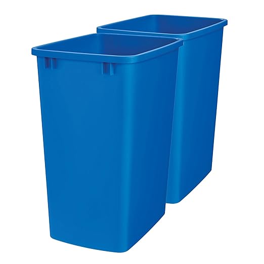 Rev-A-Shelf Polymer Replacement 35 Quart Trash Bin Recycle Waste Garbage by Rev-A-Shelf