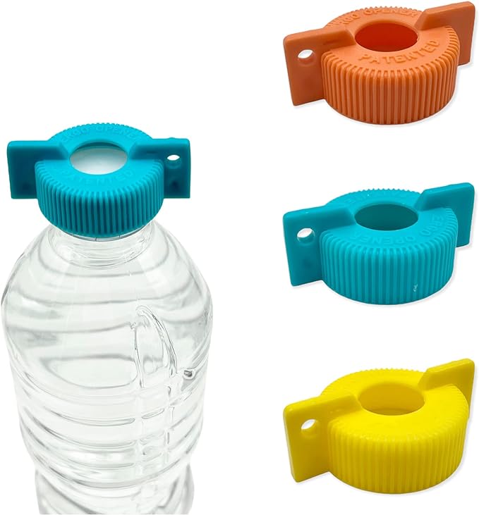 3-Pack WATER BOTTLE Opener ERGO OPENER | Arthritis Sufferers Elderly Seniors by ERGO+OPENER