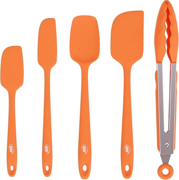 Kaluns Silicone Spatula Set, 4 Rubber Spatulas 600°F Heat Resistant, Nonstick - Image 2
