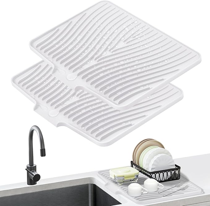 TIKNIK Silicone Dish Drying Mat, Stone Drying Mat by TIKNIKHomeOutdoor